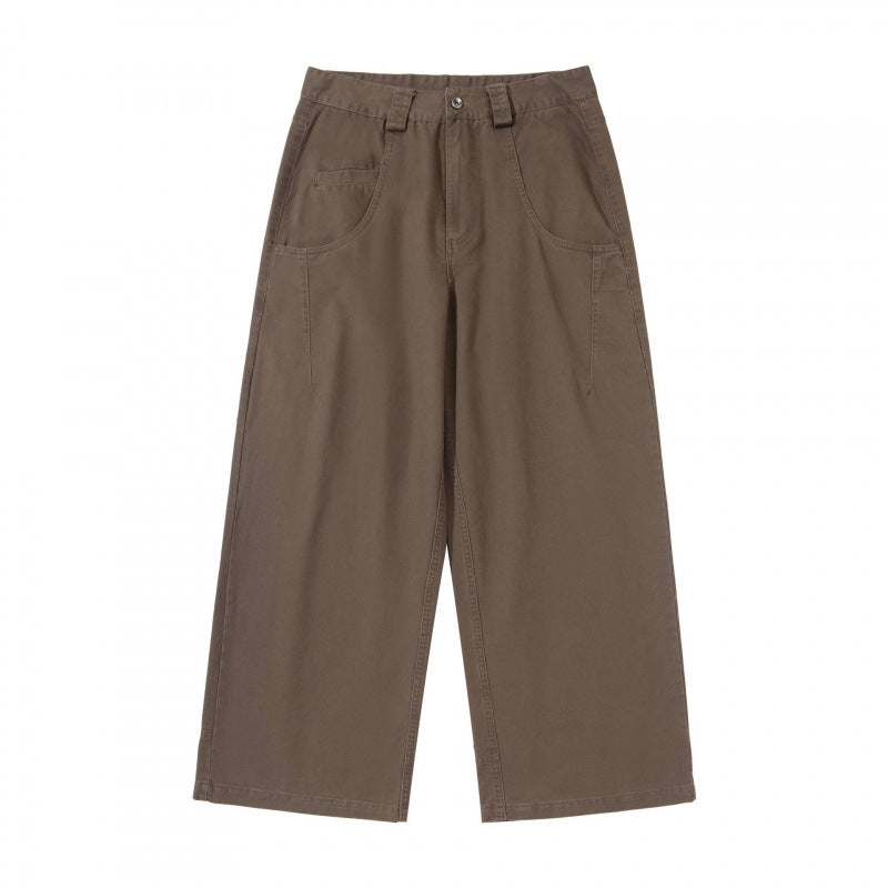 Damen Weite Highwaist-Culottehose mit Utility-Taschen und legerer Cropped-Silhouette Shop Nory