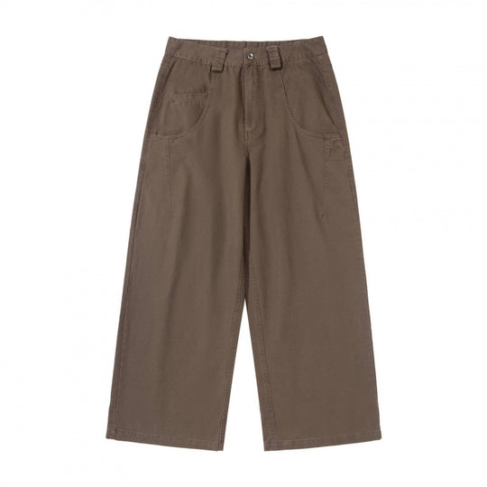 Damen Weite Highwaist-Culottehose mit Utility-Taschen und legerer Cropped-Silhouette Shop Nory