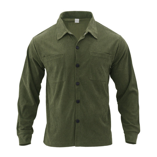Herren Cord-Jacke mit praktischen Brusttaschen und modernem Schnitt