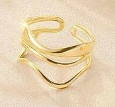 Damen Ring im kunstvollen, gewundenen Design Shop Nory