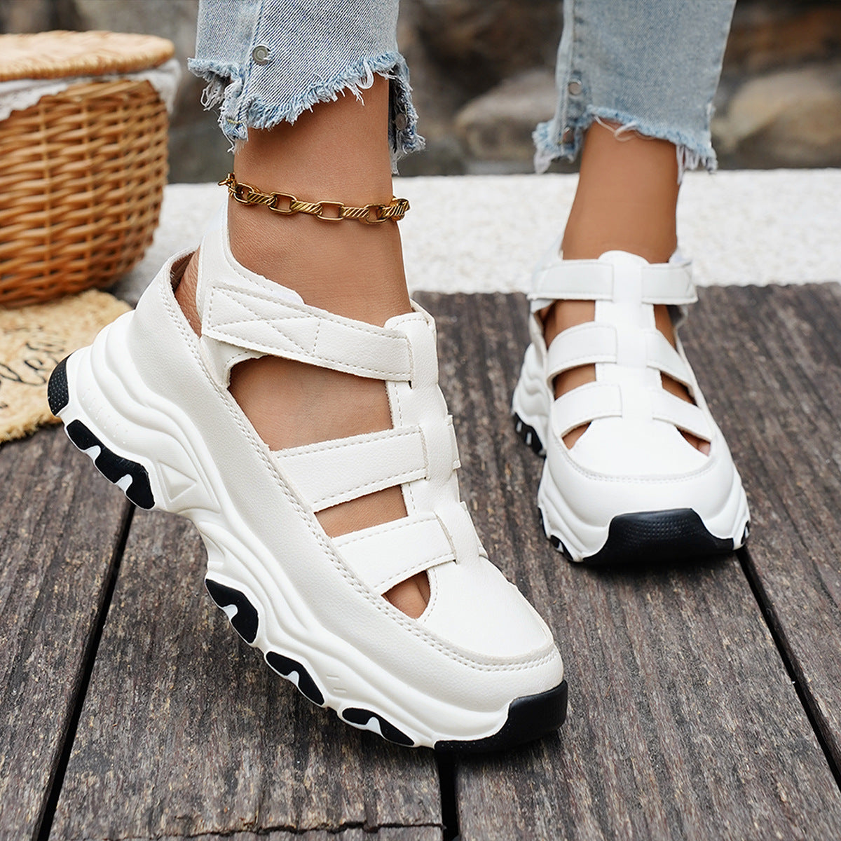 Damen bequeme Sport-Sandalen mit modischem Design