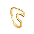 Damen Verstellbarer Ring mit elegantem geschwungenem Design Shop Nory
