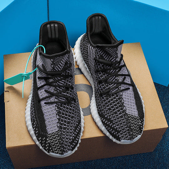 Damen Hochleistungs-Laufschuhe mit atmungsaktiver Strickoberfläche und rutschfester Sohle Shopnory