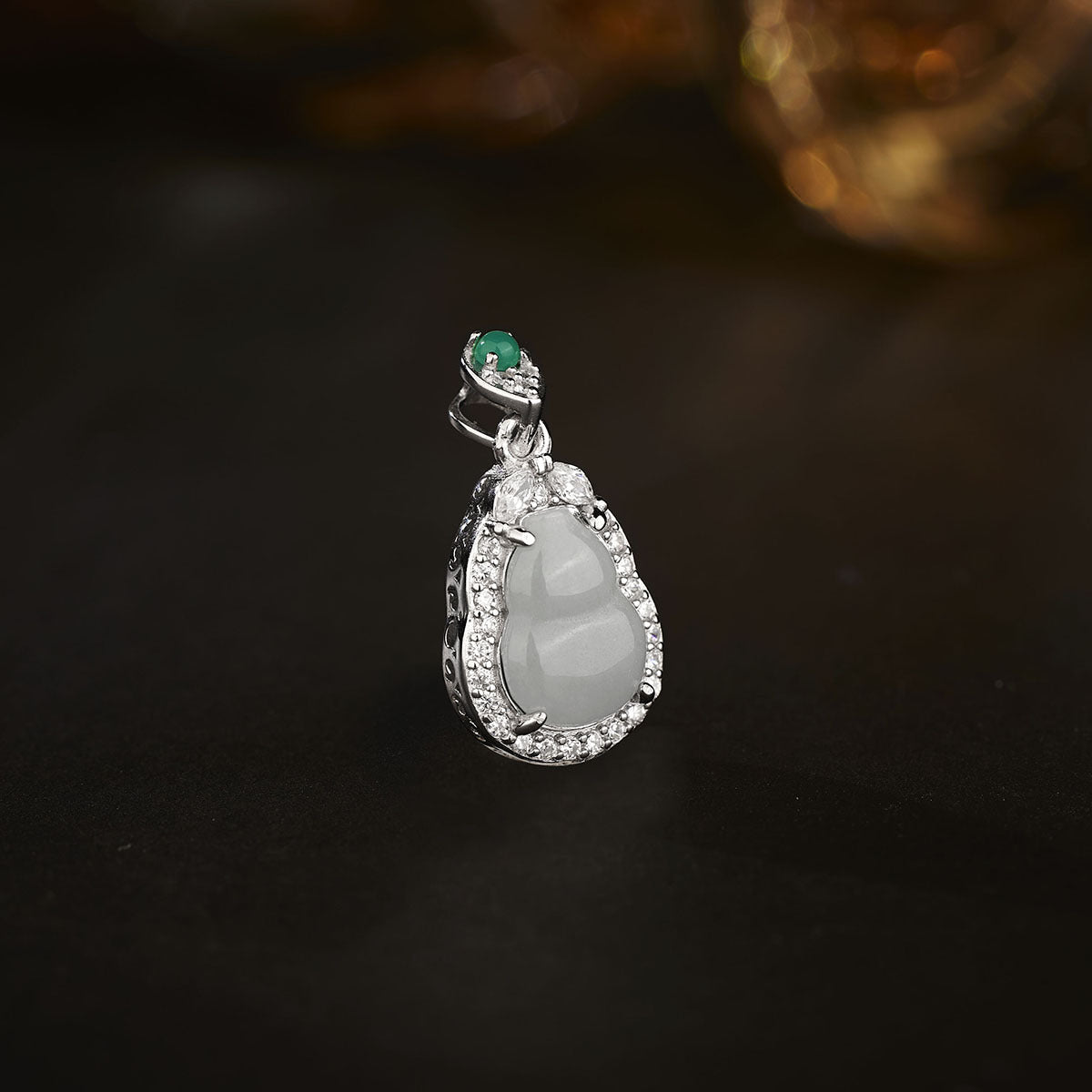 Damen Buddha-Anhänger mit Zirkonia-Verzierungen Shop Nory