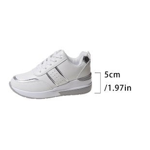 Damen Wedgesneaker mit mittelhohem Plateau, gepolstertem Komfortschaft und elastischem Seiteneinsatz Shop Nory