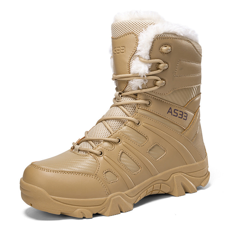 Herren Winterstiefel mit isolierender Innensohle und wasserdichtem Obermaterial