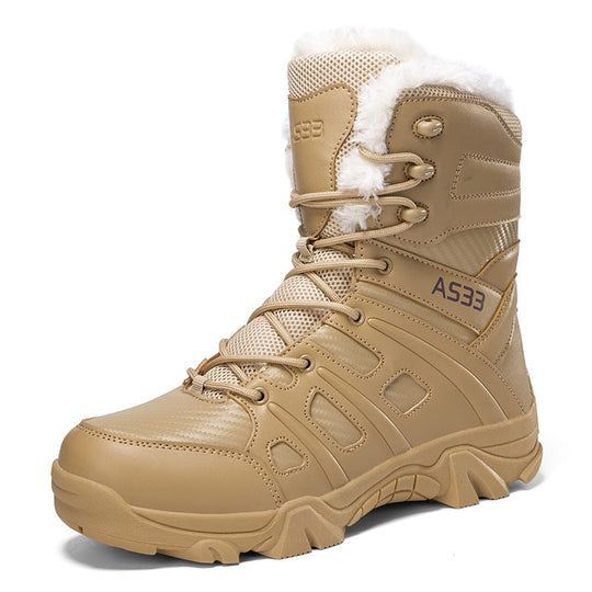 Herren Winterstiefel mit isolierender Innensohle und wasserdichtem Obermaterial