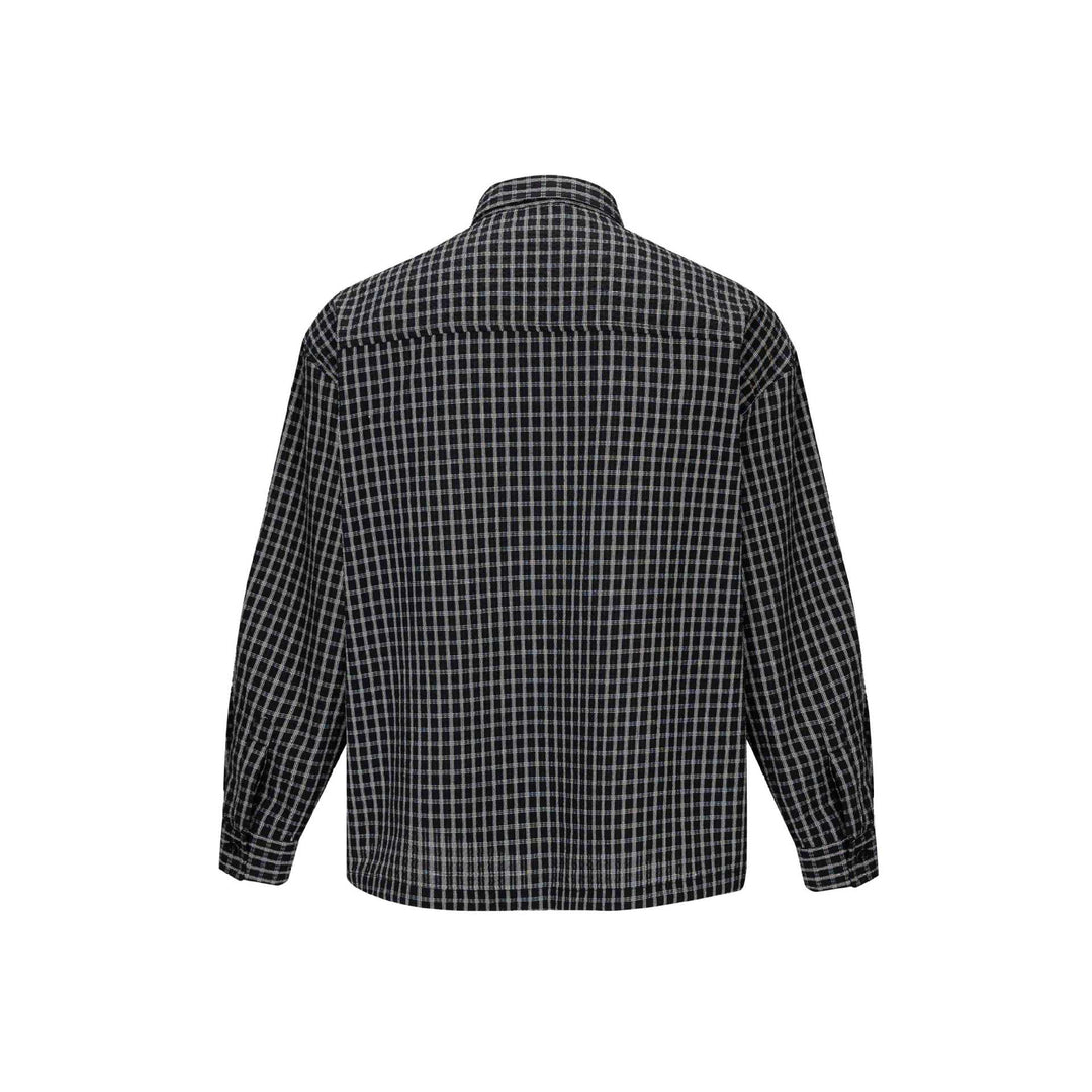 Herren Kariertes Flanellhemd im Overshirt‑Stil mit aufgesetzter Brusttasche Shop Nory