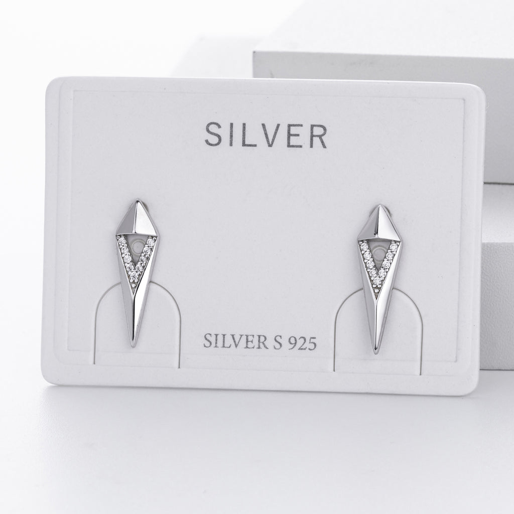 Damen Ohrhänger mit modernem geometrischem Design aus 925 Sterling Silber Shop Nory