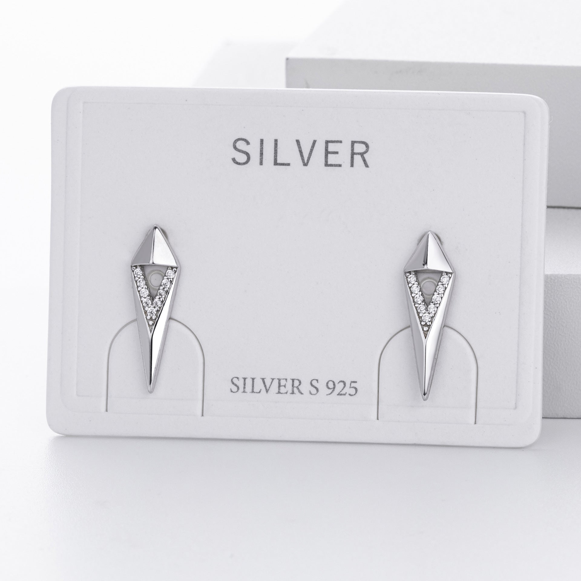 Damen Ohrhänger mit modernem geometrischem Design aus 925 Sterling Silber Shop Nory