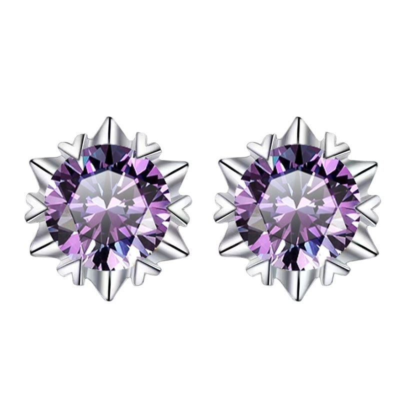 Damen Ohrringe mit funkelndem, sonnensymbol-inspiriertem Design Shop Nory
