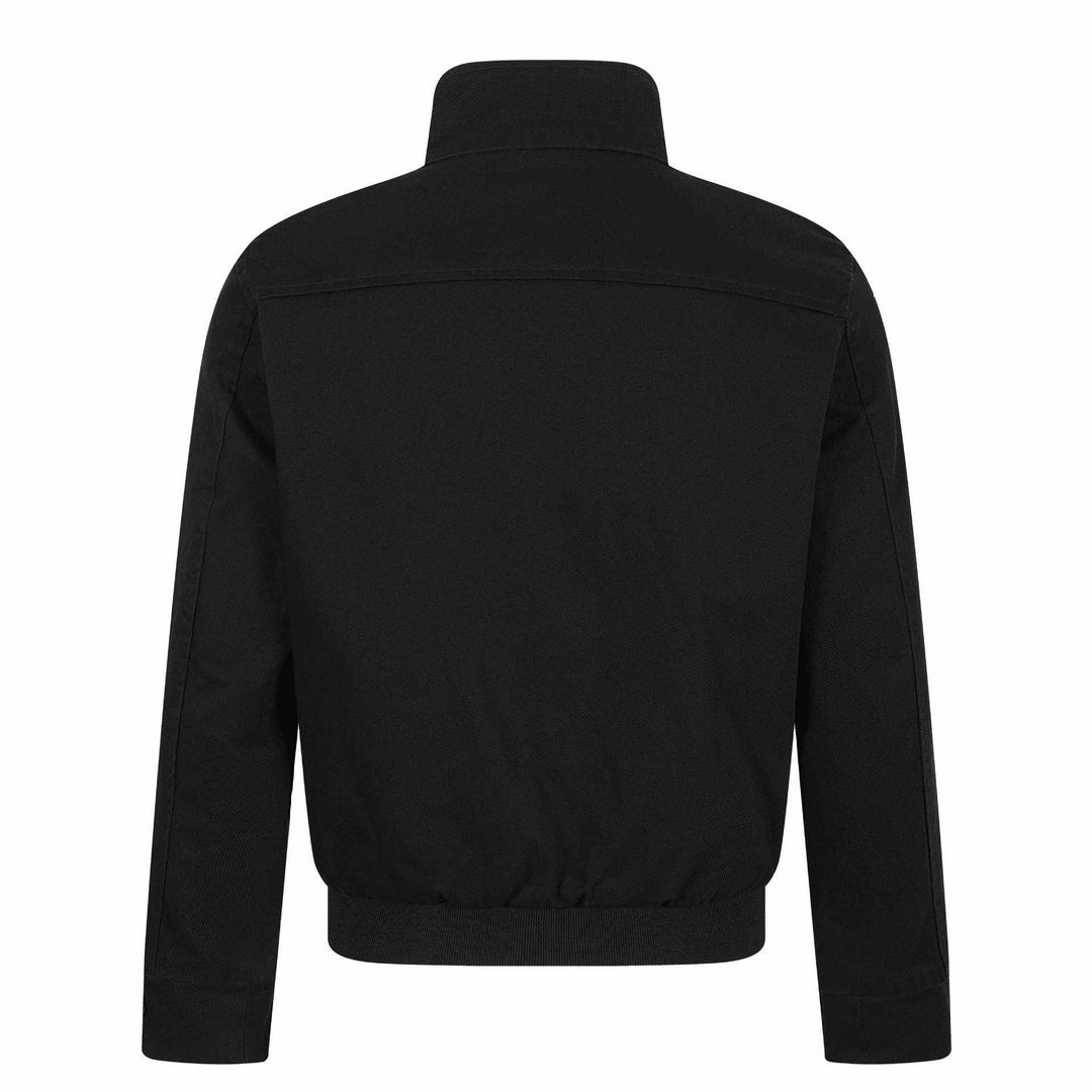 Unisex Kurz geschnittener Canvas-Fieldblouson mit Schnallenblende, Utility‑Taschen und hohem Stehkragen Shop Nory