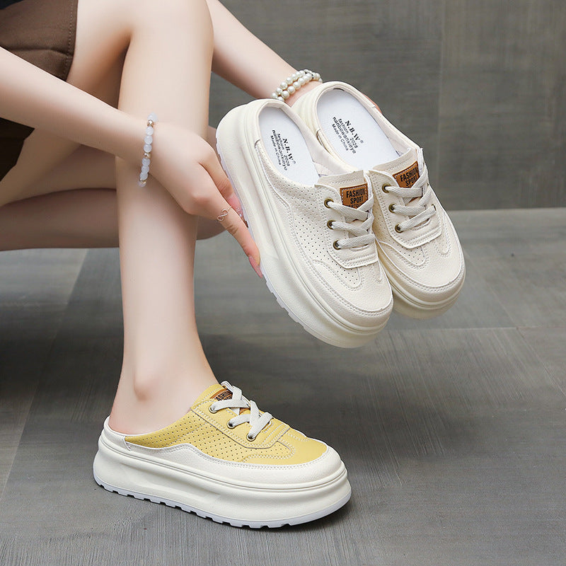 Damen Mode-Sneaker mit sportivem Komfort und rutschfester Laufsohle Shopnory