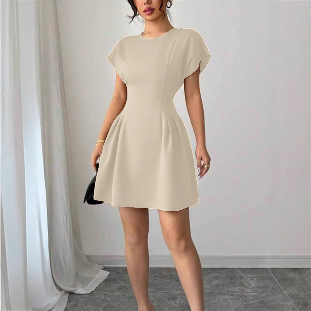 Damen Wickelkleid mit elegantem Schnitt und fließendem Rock