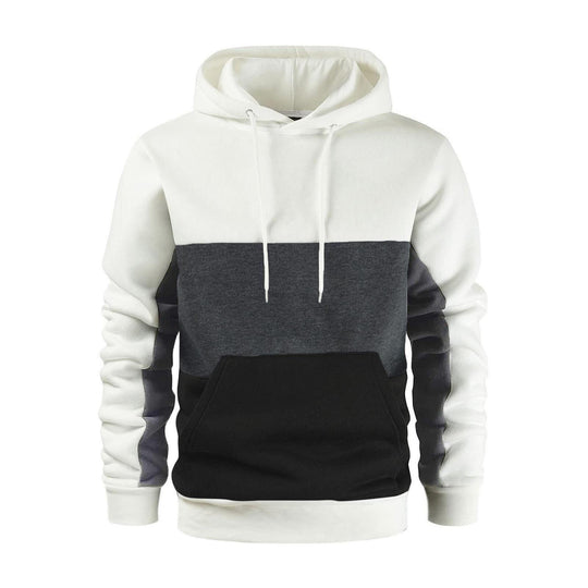 Unisex nan Kapuzenpullover mit Kordelzug, Kängurutasche und Farbblockdesign aus weichem Fleece Shop Nory