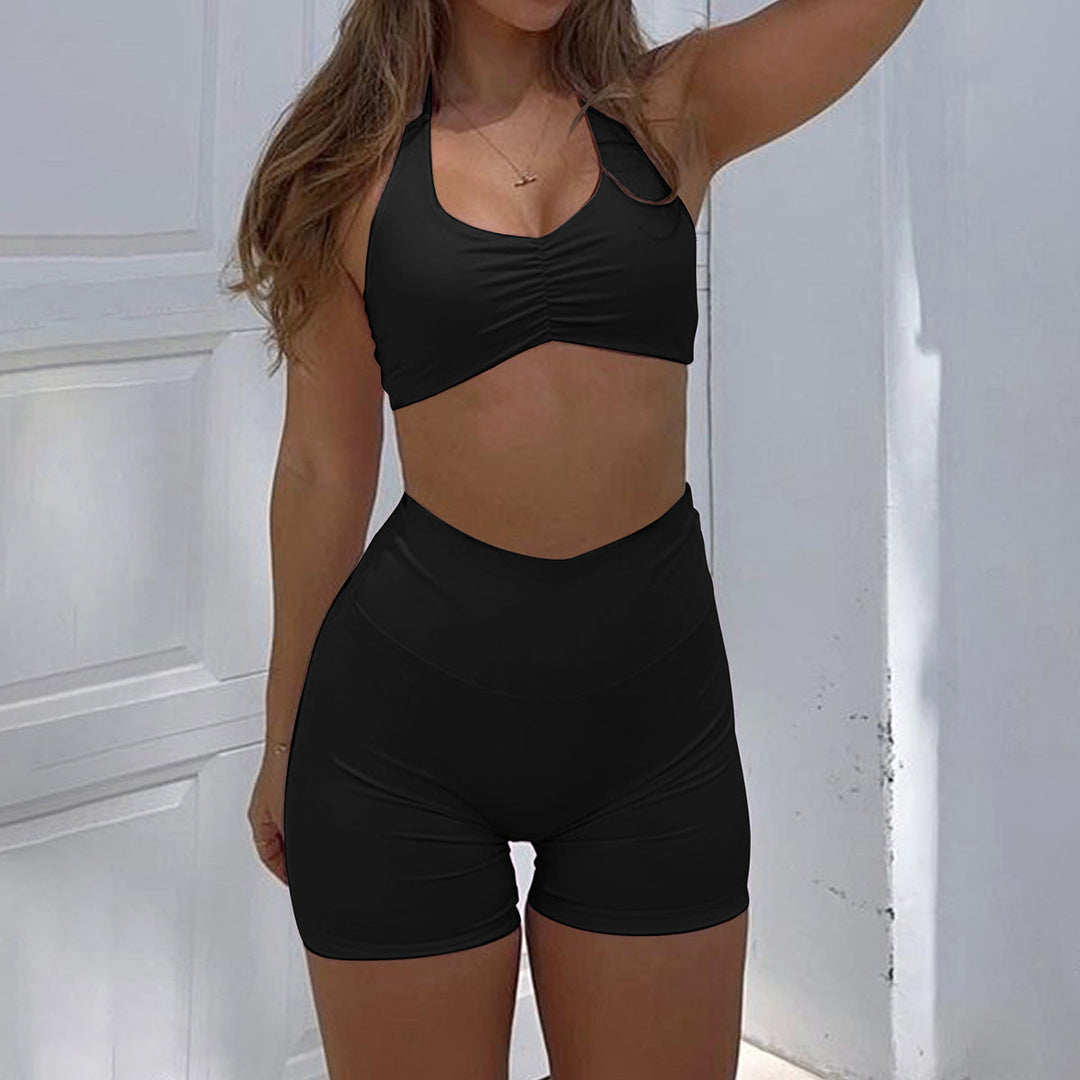 Damen Sportliches Zweiteiliges Badeset mit elastischem Material Shopnory