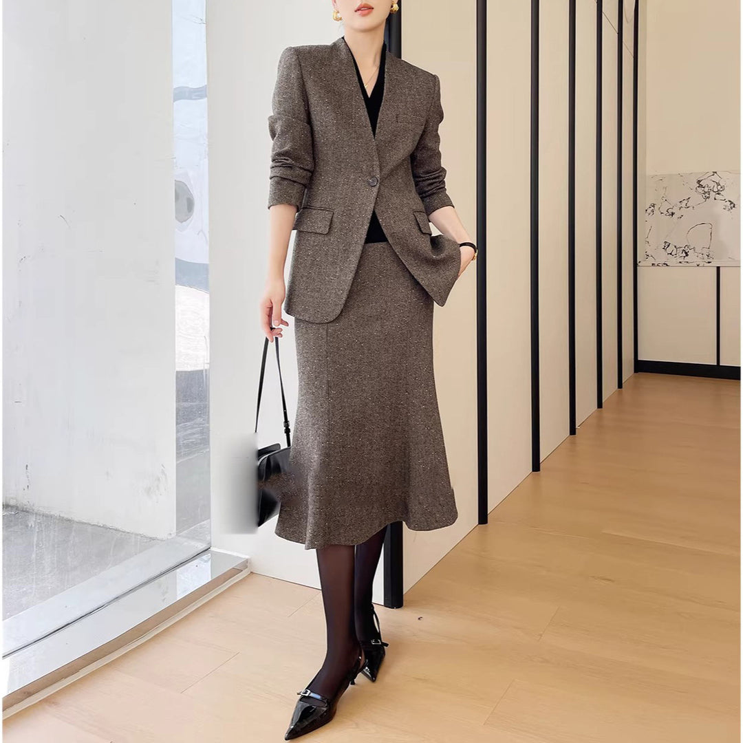 Damen Eleganter Zweiteiler mit schickem Schnitt Shop Nory