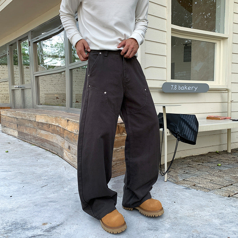 Herren Weite Handwerkerhose mit großen Cargo-Taschen Shop Nory