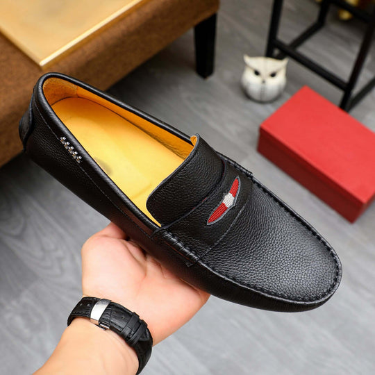 Herren Mokassin aus hochwertigem Leder mit eleganter Ziernaht