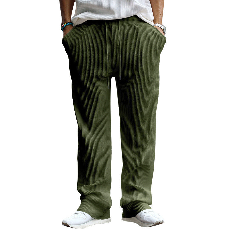 Herren Gerippte weite Freizeithose mit Kordelzug Shop Nory