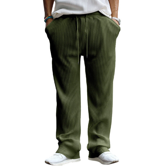 Herren Gerippte weite Freizeithose mit Kordelzug Shop Nory