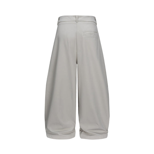 Damen Weite Culotte-Hose mit hoher Leibhöhe, Kellerfalten und verkürztem Saum Shop Nory