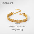 Damen Edelstahl Armband mit flexiblem Design und stylischer Kettenstruktur Shop Nory