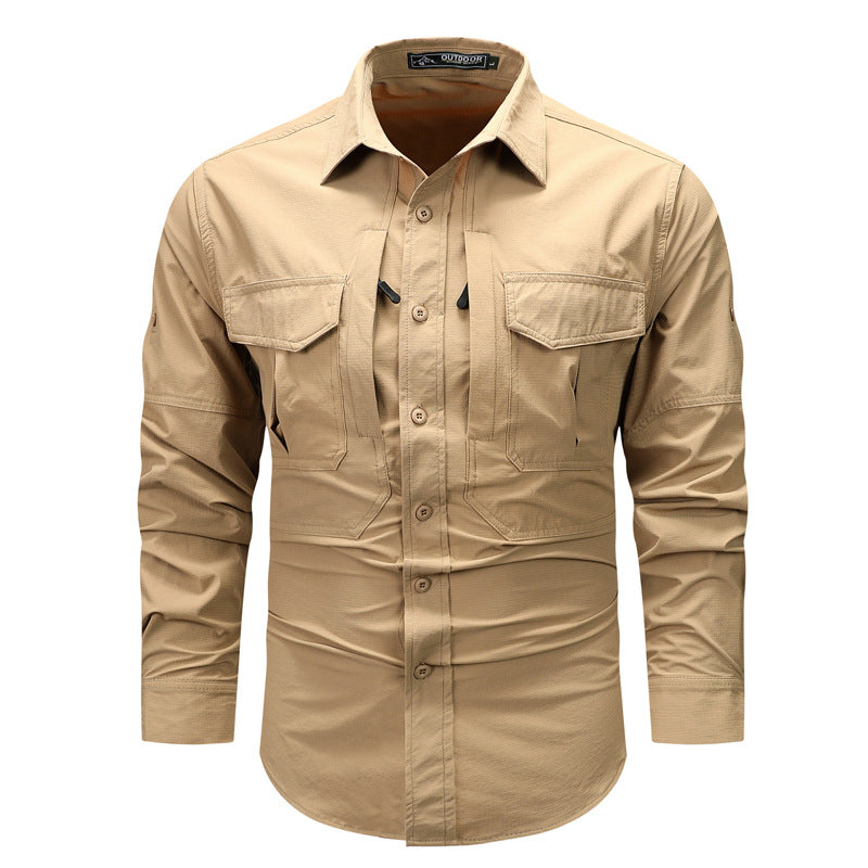Herren Outdoor-Funktionshemd mit praktischen Taschen