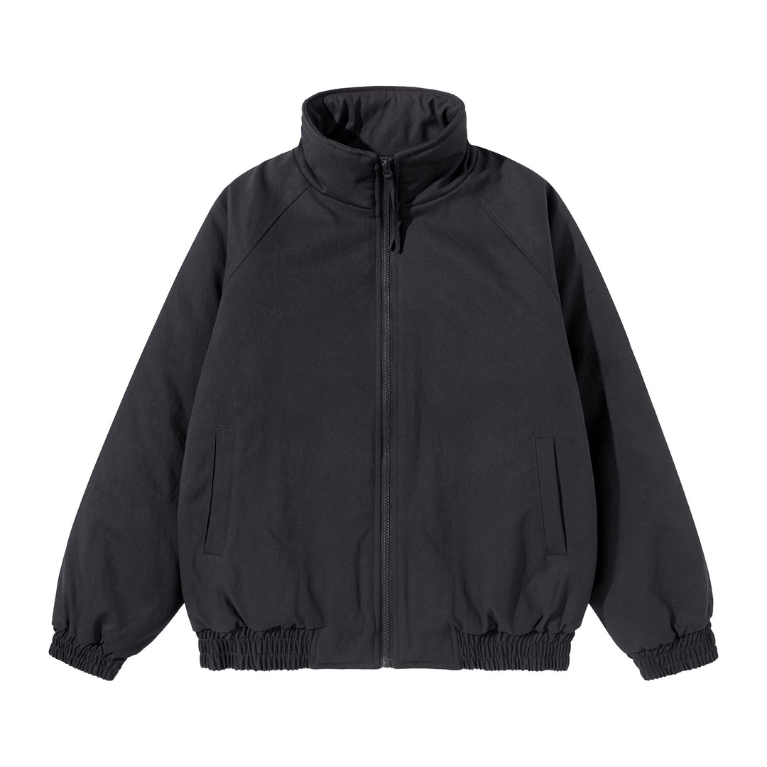 Unisex Kurz geschnittener Boxy‑Stehkragen‑Blouson mit elastischem Saum und verdeckten Einschubtaschen Shop Nory