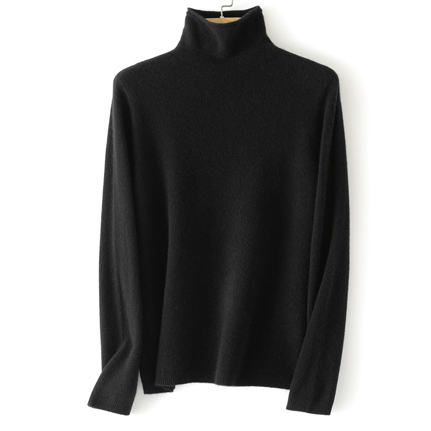Damen Feinstrick Rollkragenpullover aus Kaschmirmischung leicht oversized Shop Nory
