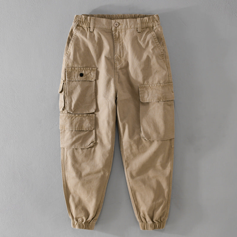 Herren Utility-Cargo-Jogger mit verstärkten Beintaschen und elastischem Knöchelbund Shop Nory