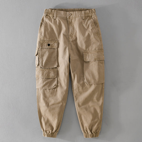 Herren Utility-Cargo-Jogger mit verstärkten Beintaschen und elastischem Knöchelbund Shop Nory