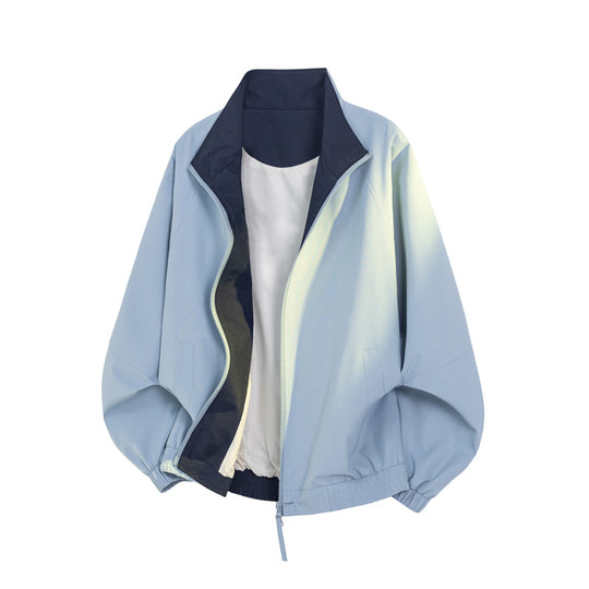 Herren Modische Übergangsjacke mit kontrastierendem Kragen Shop Nory
