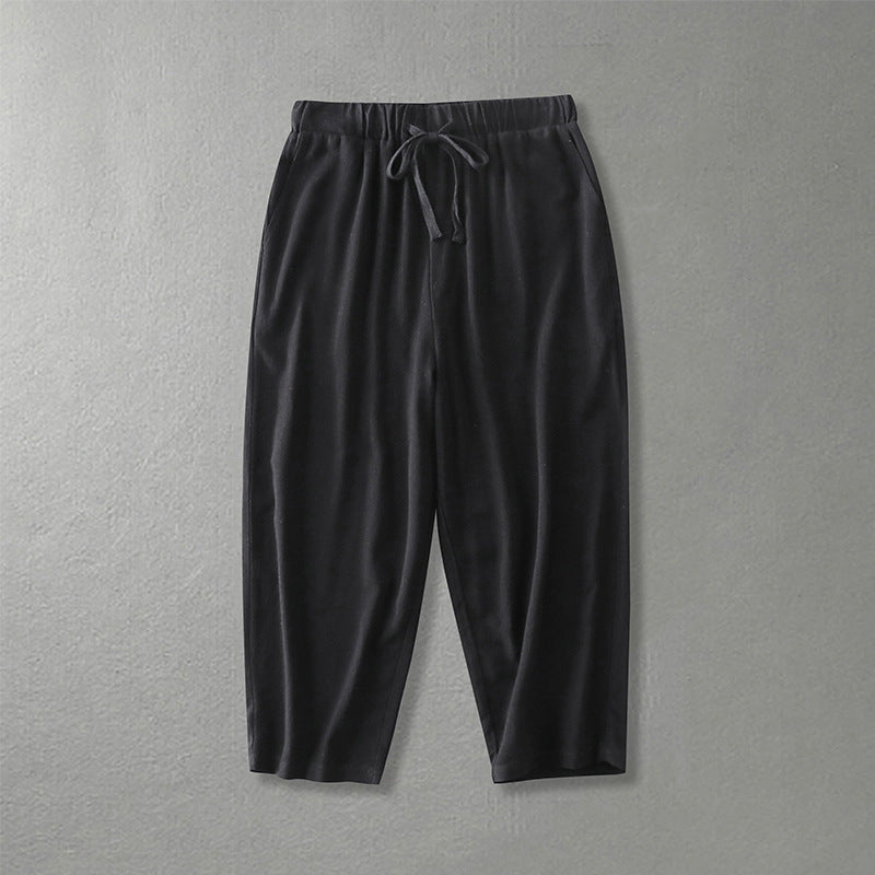 Damen Locker geschnittene Freizeit-Hose mit elastischem Bund und Tunnelzug Shop Nory