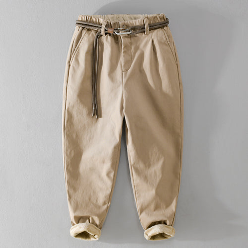 Damen Gefütterte Chinohose mit elastischem Bund und schmal zulaufenden Beinen Shop Nory