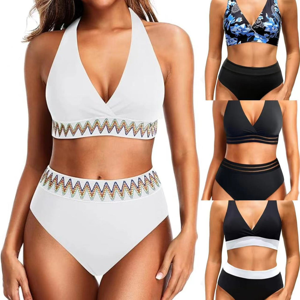 Damen Sportlicher hochtaillierter Bikini
