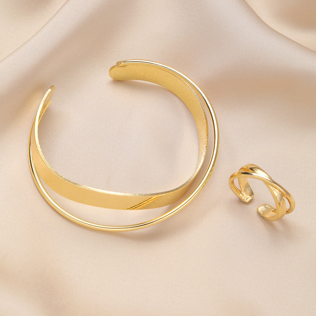 Damen modisches Armband- und Ring-Set mit eleganten Designs Shop Nory