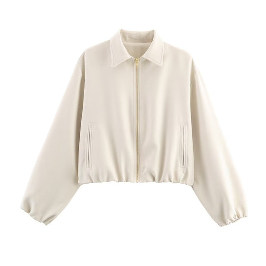 Damen cropped Übergangsjacke