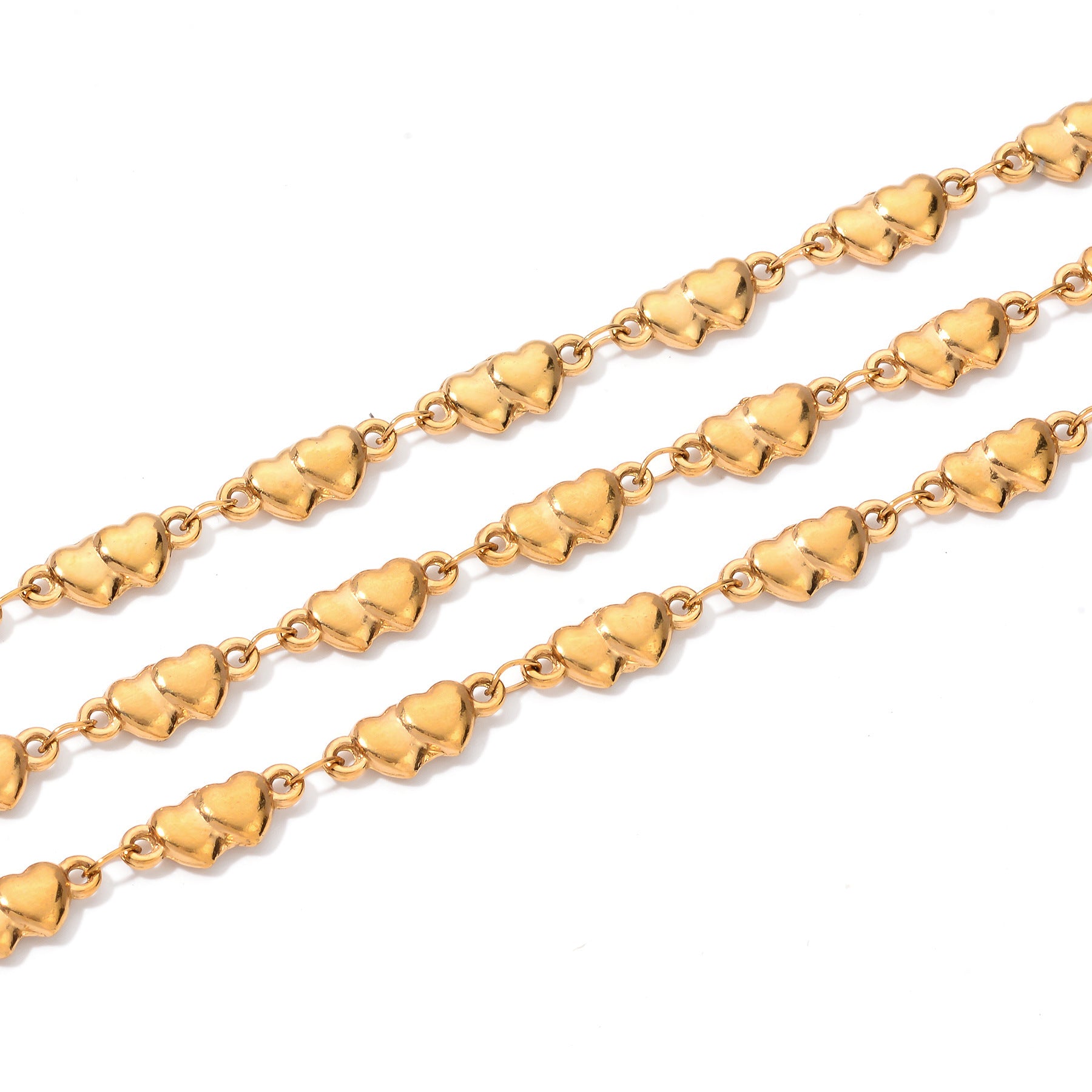 Damen elegante Kette mit filigranem Muster Shop Nory