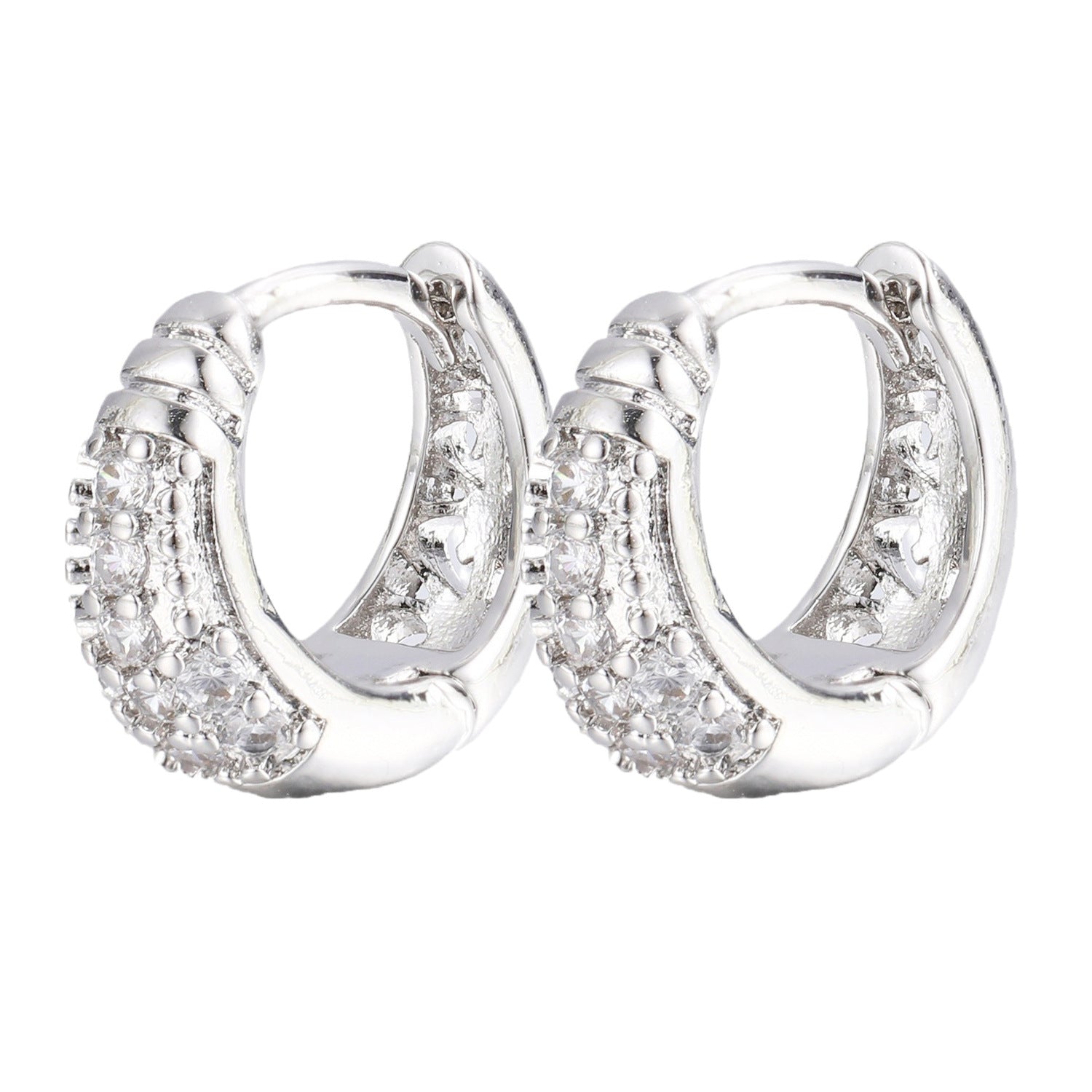 Damen Ohrringe mit funkelnden Zirkonia Shop Nory