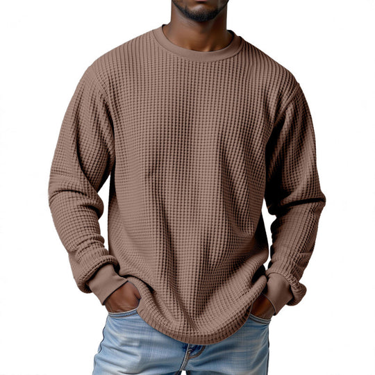 Herren Urbaner Pullover mit Waffelstruktur Shop Nory