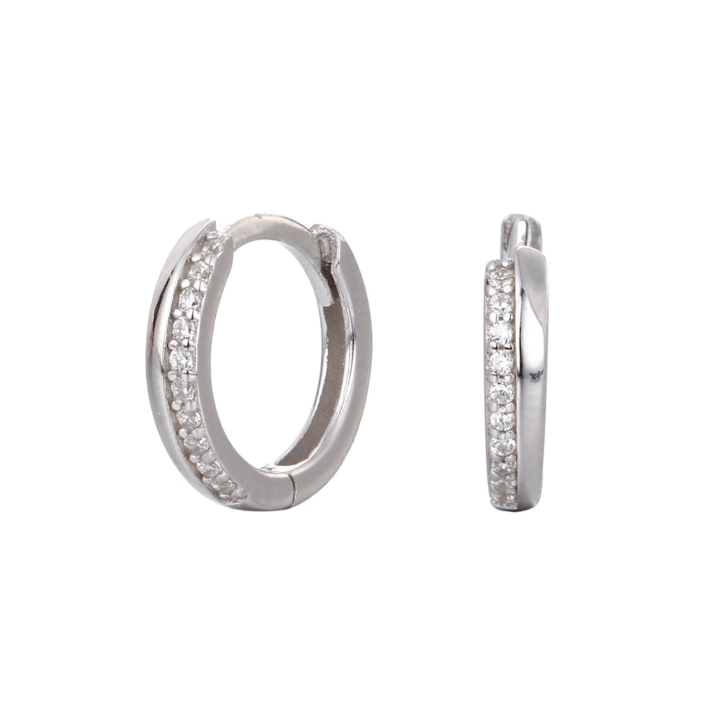 Damen Creolen mit funkelnden Zirkonia Shop Nory