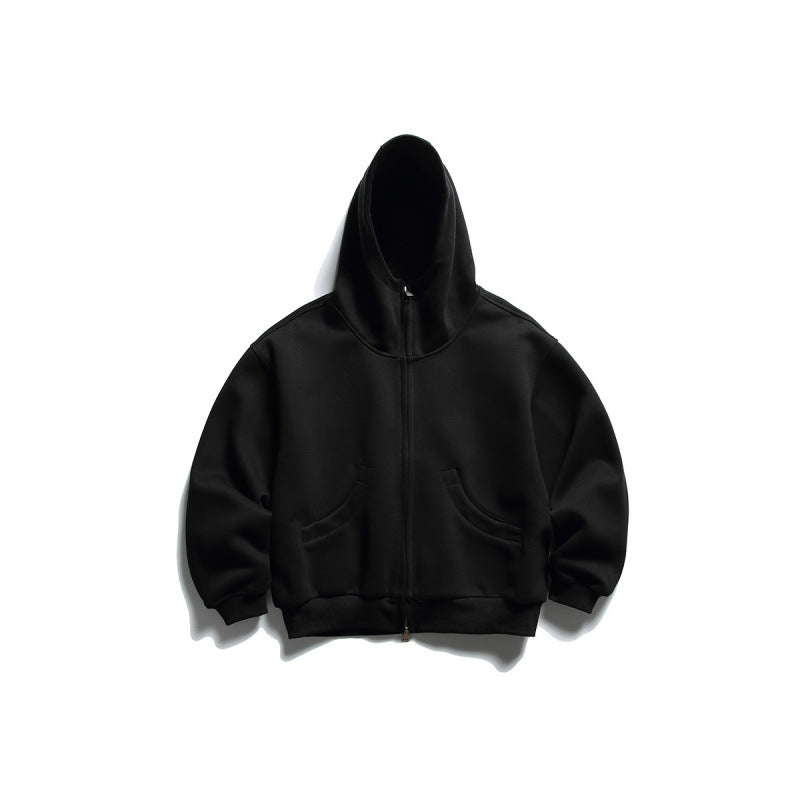 Unisex Oversize Zip-Hoodie mit hohem Kragen und Kängurutaschen Shop Nory