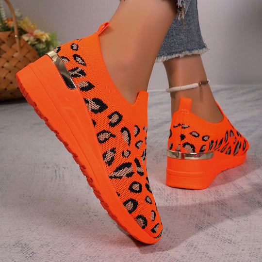 Damen atmungsaktive Slip-On Sneakers mit komfortabler Dämpfung