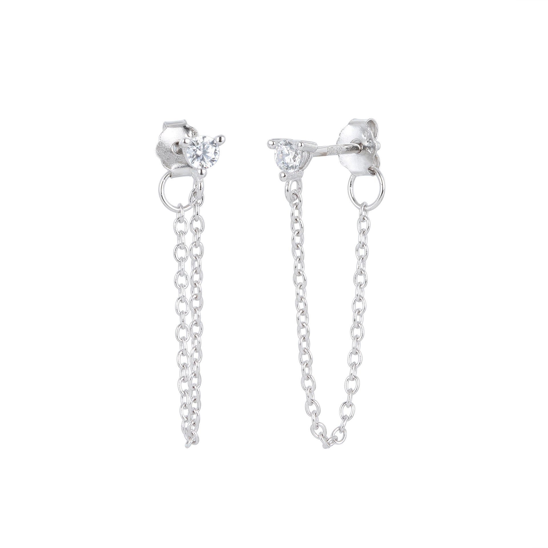 Damen Ohrhänger mit elegantem Kettenanhänger Shop Nory