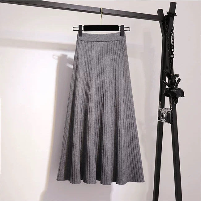 Damen Fließender Plisseerock Shop Nory