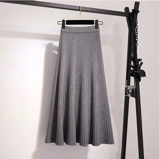 Damen Fließender Plisseerock Shop Nory