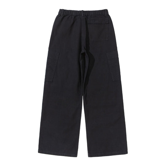 Damen Weite High‑Waist Cargo‑Hose mit aufgesetzten Taschen und verstärkten Kniepartien Shop Nory
