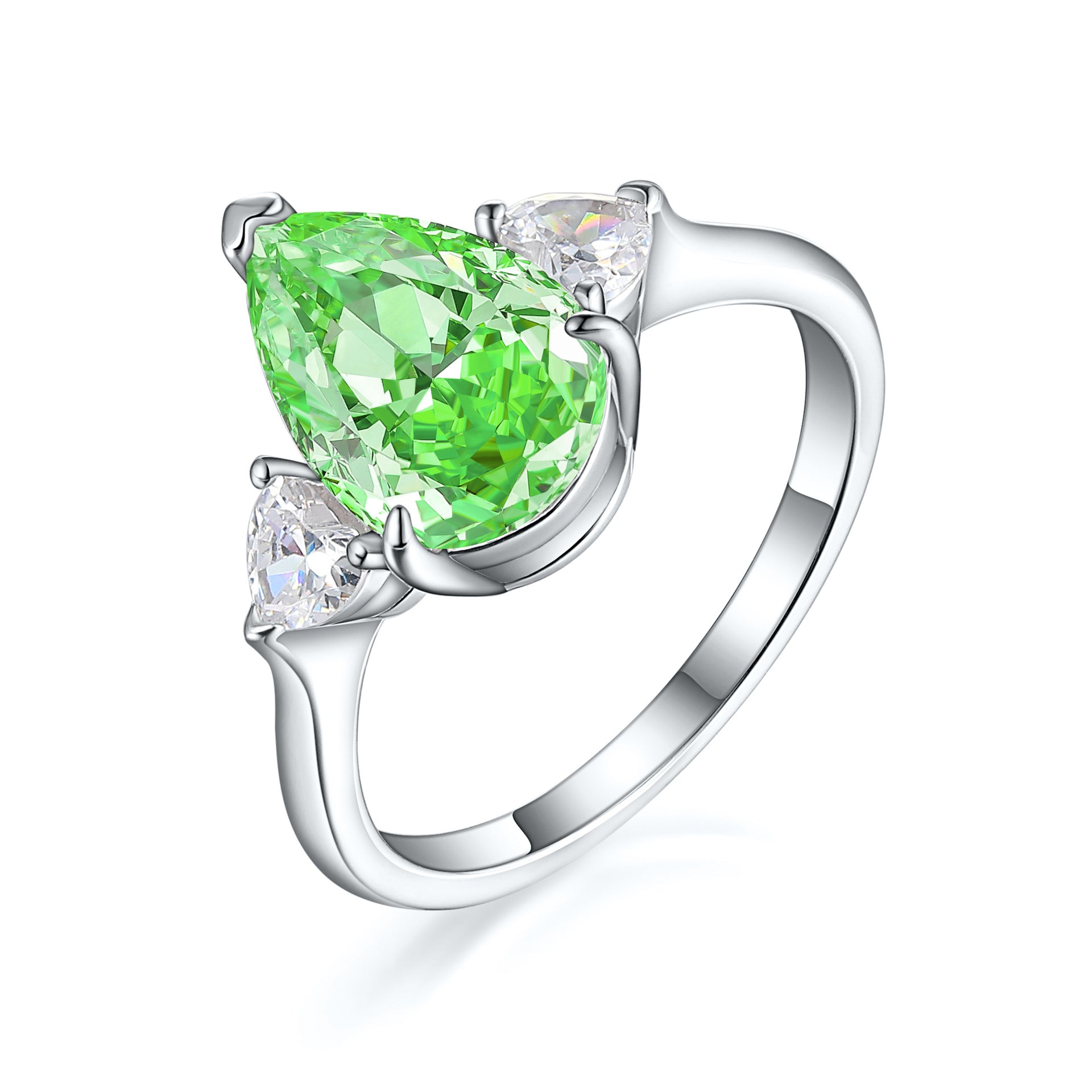 Damen Verlobungsring mit luxuriösem Zirkonia-Halo und filigranem Design Shop Nory