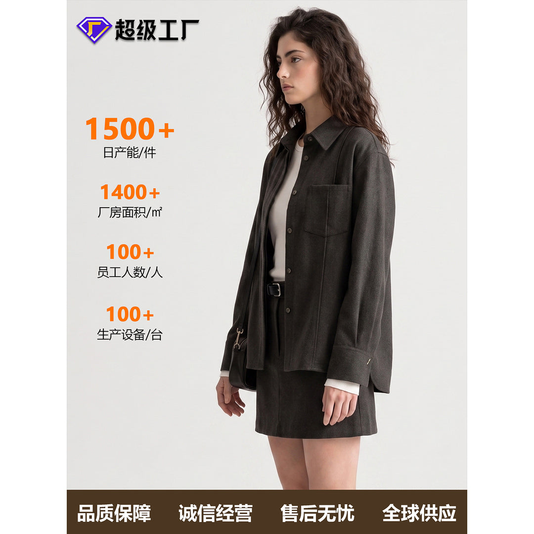Damen Modische Overshirt Shop Nory